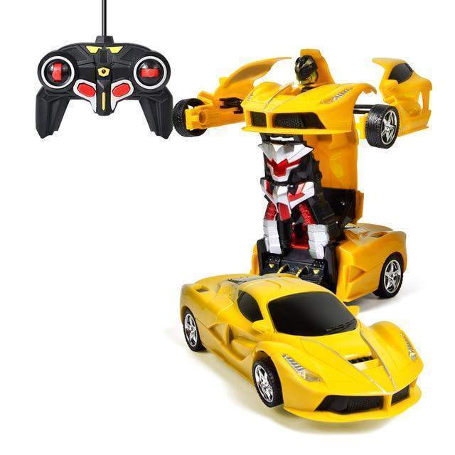 Remote Control Car with Robot Transformation & LED Lights