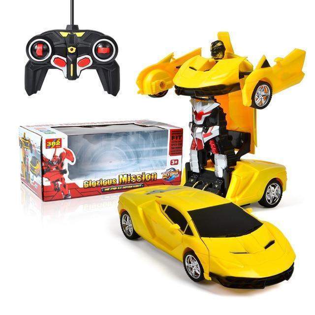 Remote Control Car with Robot Transformation & LED Lights