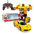 Remote Control Car with Robot Transformation & LED Lights