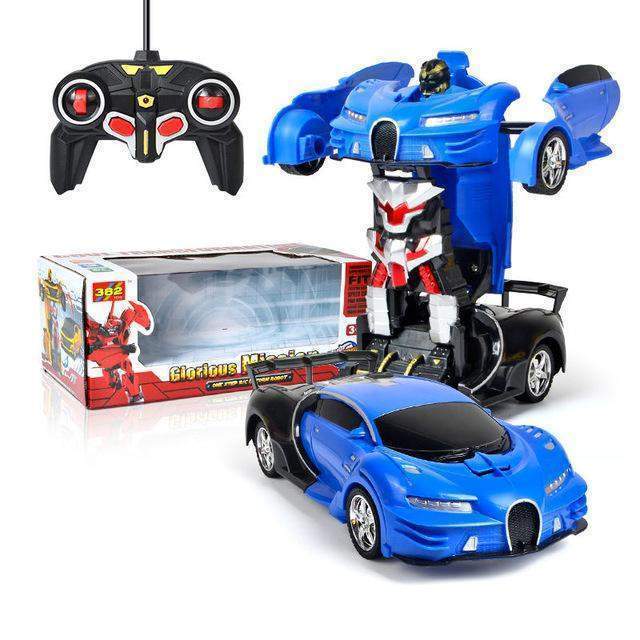 Remote Control Car with Robot Transformation & LED Lights