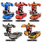 Remote Control Car with Robot Transformation & LED Lights