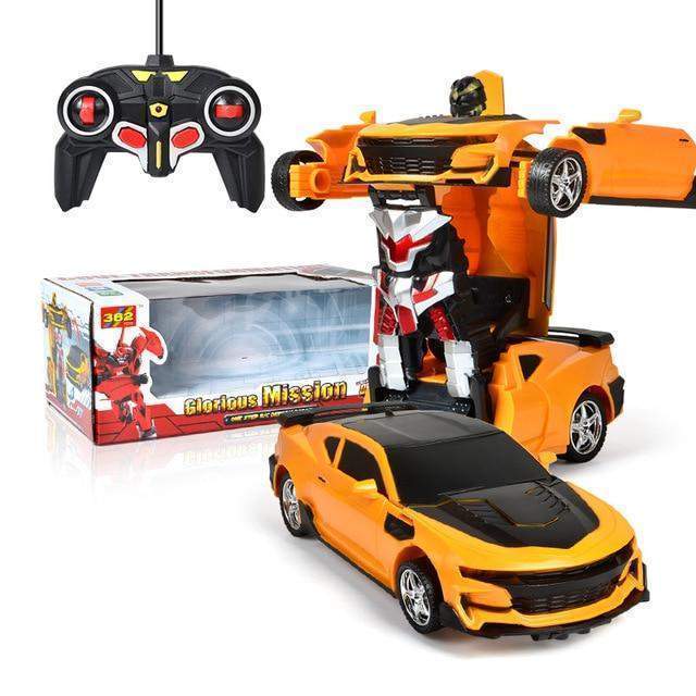 Remote Control Car with Robot Transformation & LED Lights