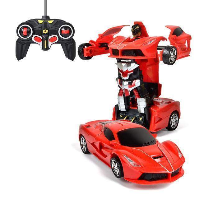Remote Control Car with Robot Transformation & LED Lights