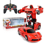 Remote Control Car with Robot Transformation & LED Lights