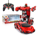 Remote Control Car with Robot Transformation & LED Lights