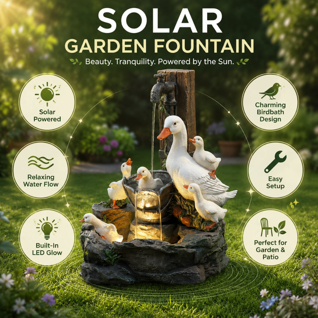 Birdbath Fountain Solar Powered - Image 4