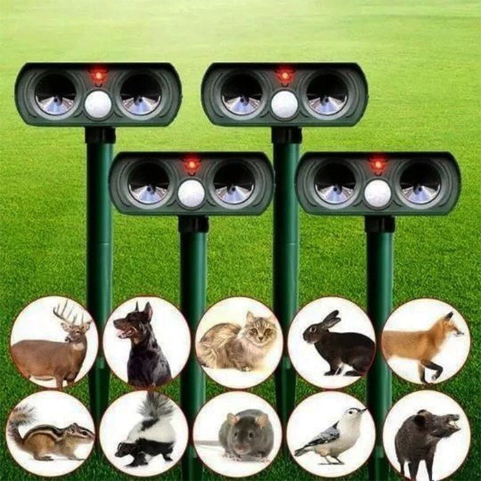 Smart Solar Animal Repeller Infrared Motion Detection for Garden