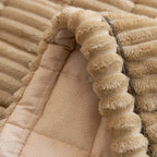 Cosy Sofa Protector Plush Comfort with Elegant Pleated Edges