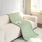 Cosy Sofa Protector Plush Comfort with Elegant Pleated Edges