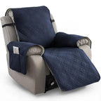 Protective Recliner Slipcover Quilted Comfort with Side Pocket