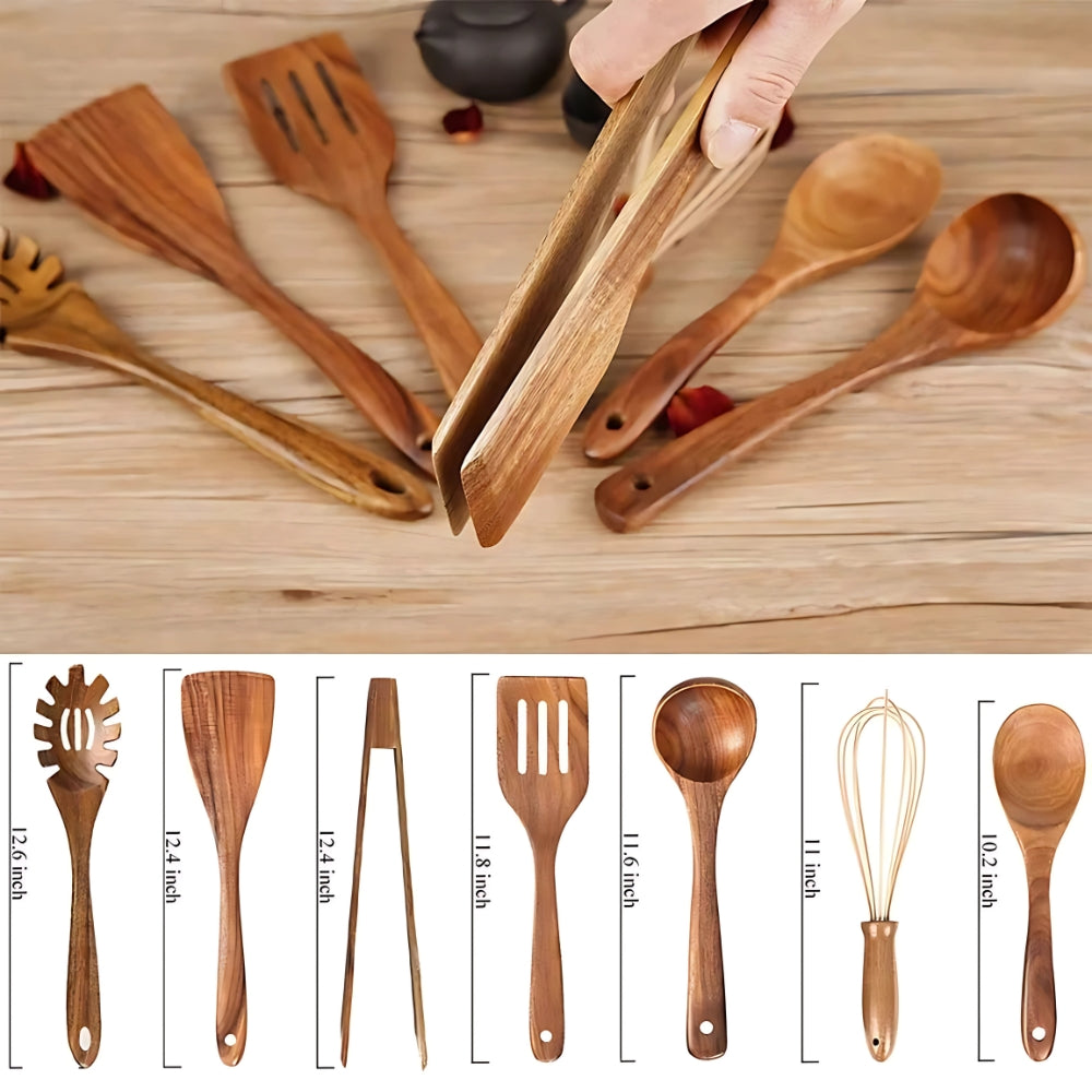 Durable Kitchen Utensils Set Complete 7‑Piece Collection for Chefs