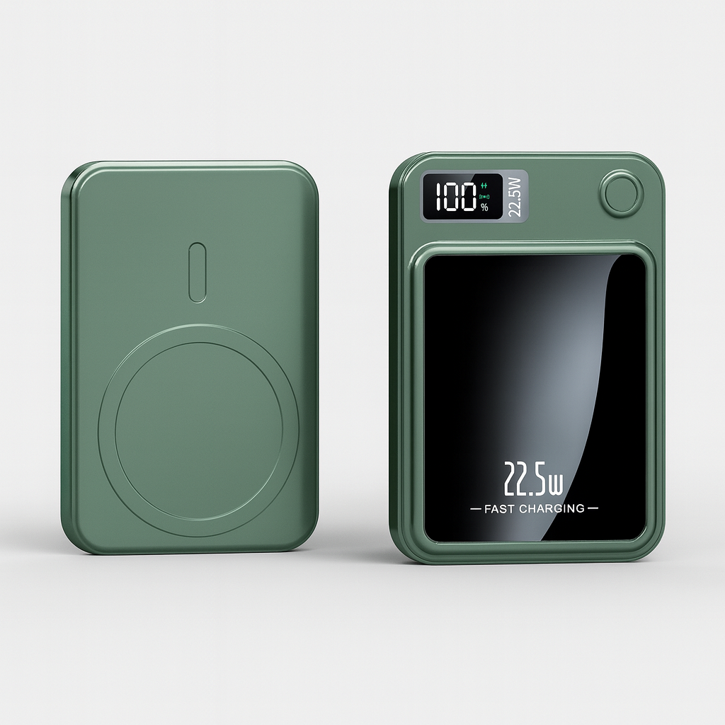 Przenośny Powerbank 20000mAh z Szybkim Ładowaniem 22,5W i Bezprzewodowym Zasilaniem – Cienki i Mobilny - Image 4