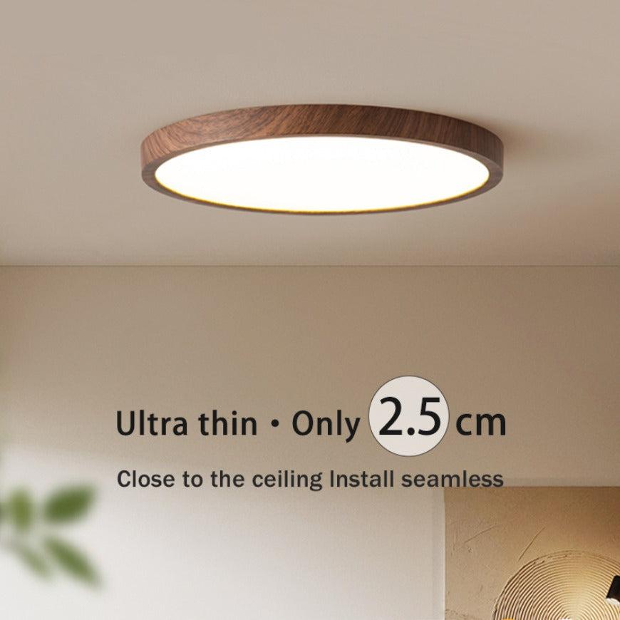 Modern Slim Round Ceiling Light Dimmable 3-Mode LED Fixture