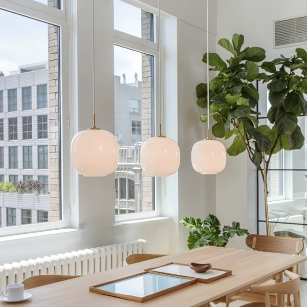 Radihous: Moderne Skandinavische Opalglas-Pendelleuchte – für Wohnzimmer & Esszimmer - Image 10