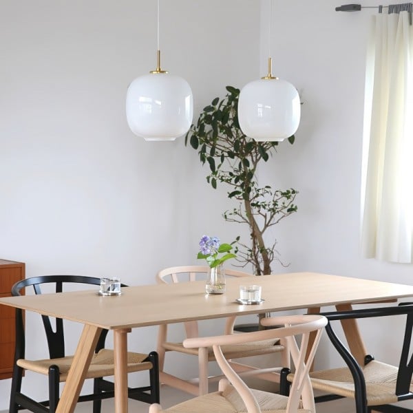 Radihous: Moderne Skandinavische Opalglas-Pendelleuchte – für Wohnzimmer & Esszimmer - Image 12