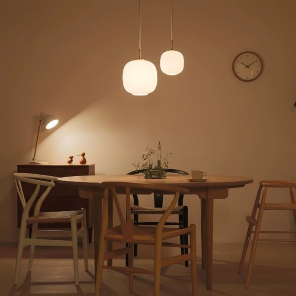Radihous: Moderne Skandinavische Opalglas-Pendelleuchte – für Wohnzimmer & Esszimmer - Image 3