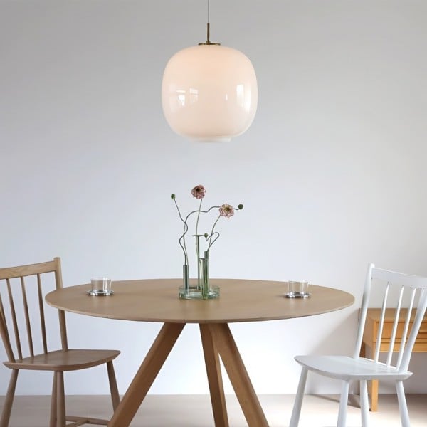 Radihous: Moderne Skandinavische Opalglas-Pendelleuchte – für Wohnzimmer & Esszimmer - Image 6