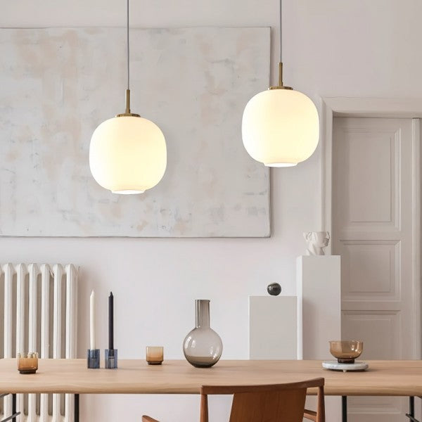 Radihous: Moderne Skandinavische Opalglas-Pendelleuchte – für Wohnzimmer & Esszimmer - Image 8