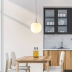 Radihous: Moderne Skandinavische Opalglas-Pendelleuchte – für Wohnzimmer & Esszimmer - Image 9