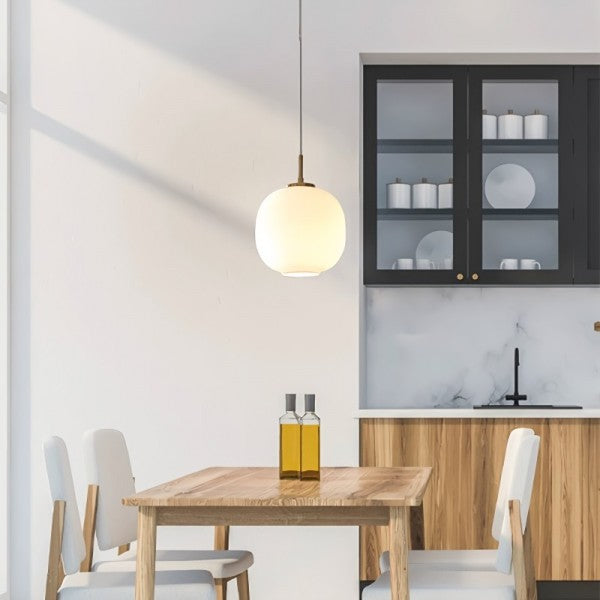 Radihous: Moderne Skandinavische Opalglas-Pendelleuchte – für Wohnzimmer & Esszimmer - Image 9