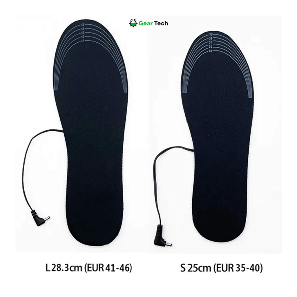 Portable Heated Insoles USB Rechargeable & Breathable Design