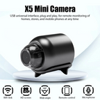 Compact HD Camera with Wide‑Angle Lens & Remote Access
