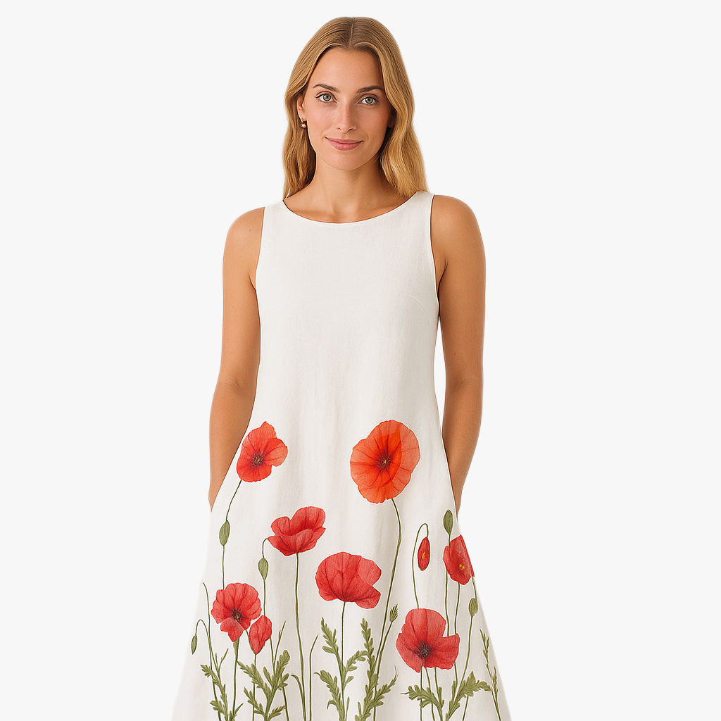 Floral A-Line Summer Dress for Women