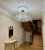 Branch Style Crystal Ceiling Light Decorative Indoor Lighting Fixture