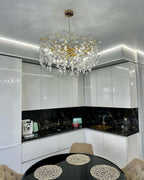 Branch Style Crystal Ceiling Light Decorative Indoor Lighting Fixture