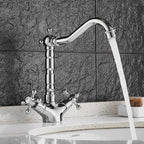 RetroFlow: Vintage Waschtischarmatur im Antik-Design – Stilvolle Wasserhahn für nostalgische Badezimmer - Image 11