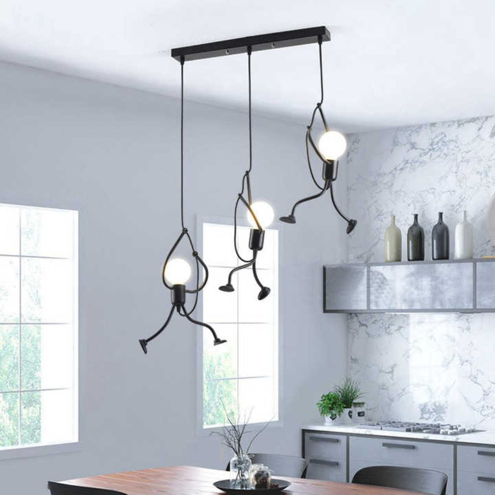 Whimsical Pendant Ceiling Light with Adjustable Drop
