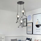 Whimsical Pendant Ceiling Light with Adjustable Drop
