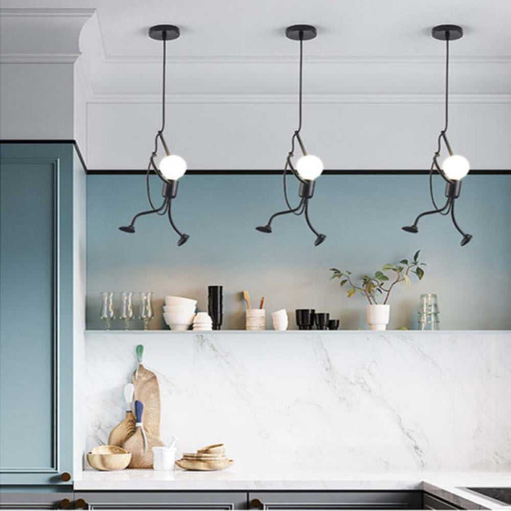 Whimsical Pendant Ceiling Light with Adjustable Drop