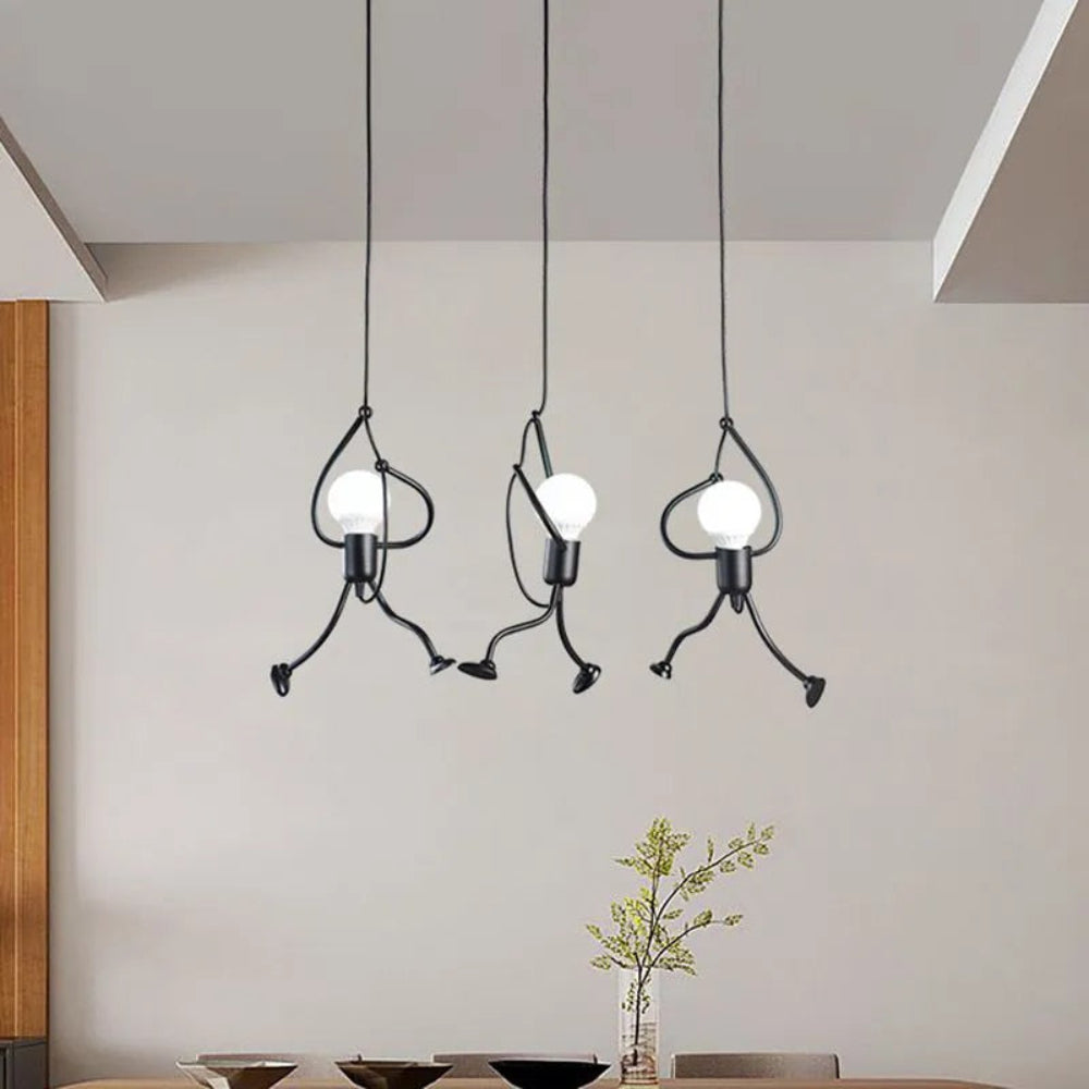 Whimsical Pendant Ceiling Light with Adjustable Drop