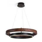 Modern Dual Ring LED Chandelier for Indoor Ceiling Lighting