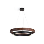 Modern Dual Ring LED Chandelier for Indoor Ceiling Lighting