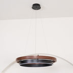 Modern Dual Ring LED Chandelier for Indoor Ceiling Lighting