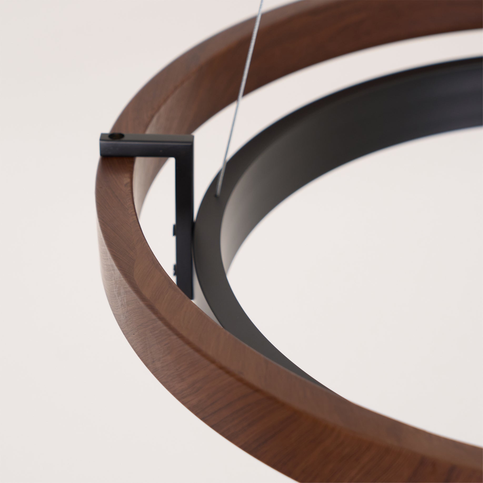 Modern Dual Ring LED Chandelier for Indoor Ceiling Lighting