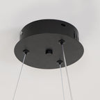 Modern Dual Ring LED Chandelier for Indoor Ceiling Lighting