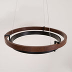 Modern Dual Ring LED Chandelier for Indoor Ceiling Lighting