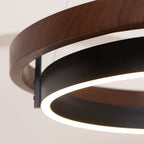 Modern Dual Ring LED Chandelier for Indoor Ceiling Lighting