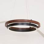 Modern Dual Ring LED Chandelier for Indoor Ceiling Lighting