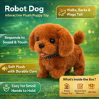 Interactive Robot Dog Toy Walking Barking Tail Wagging Plush Puppy - Image 4
