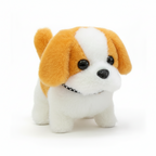 Robot Dog Toy Interactive Walking Barking Plush Puppy Kids