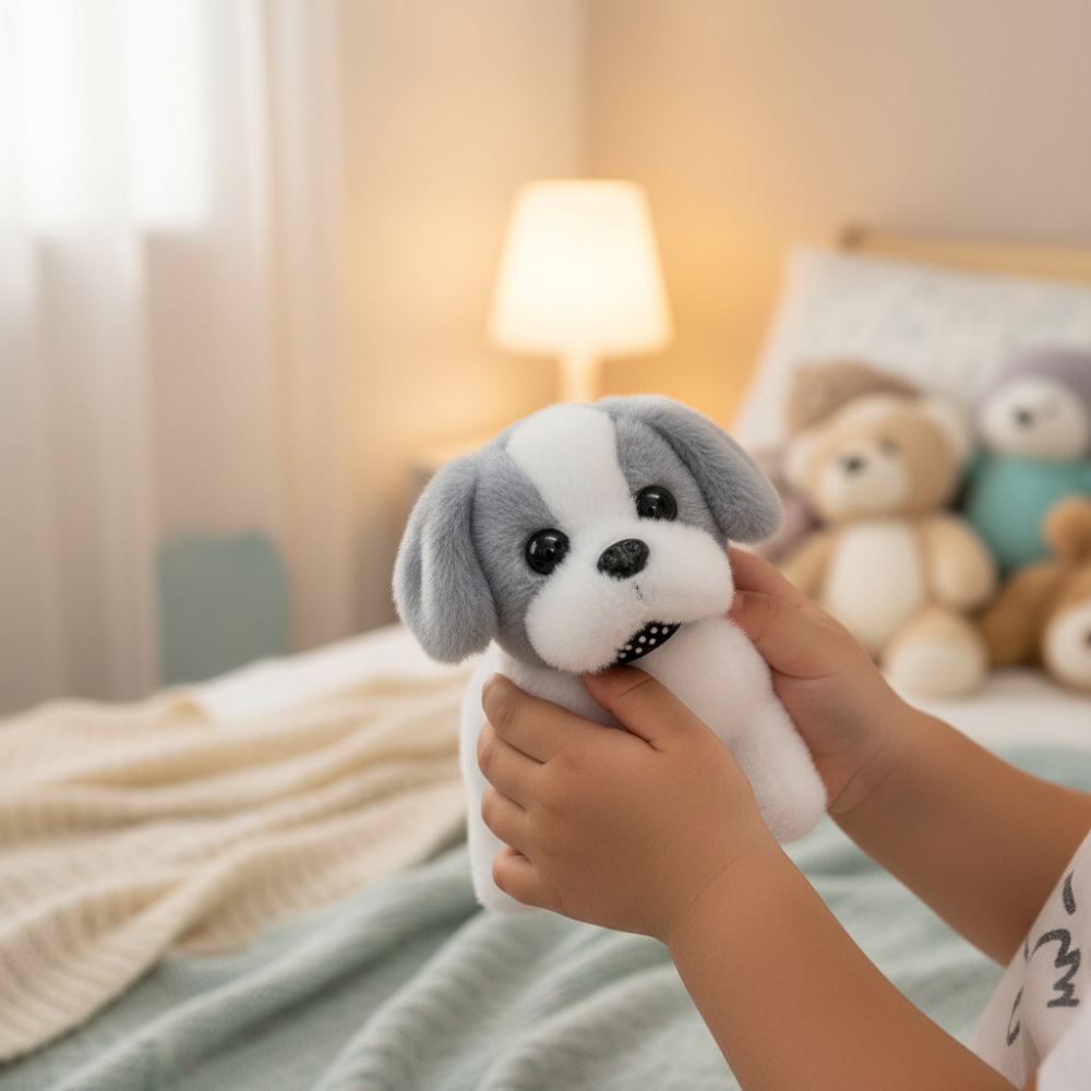 Robot Dog Toy Interactive Walking Barking Plush Puppy Kids - Image 4