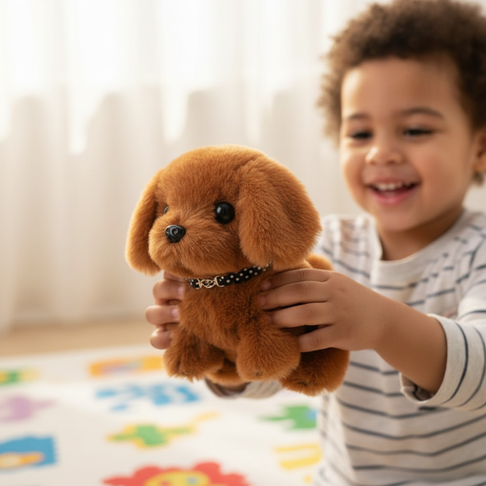 Robot Dog Toy Interactive Walking Barking Plush Puppy Kids - Image 12