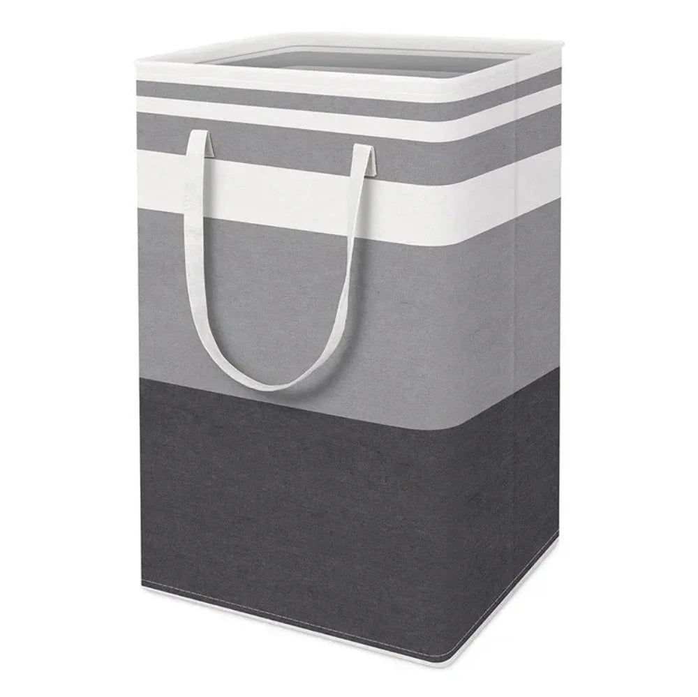 Laundry Hamper 75L Foldable Waterproof Fabric Clothes Basket Handles - Image 7