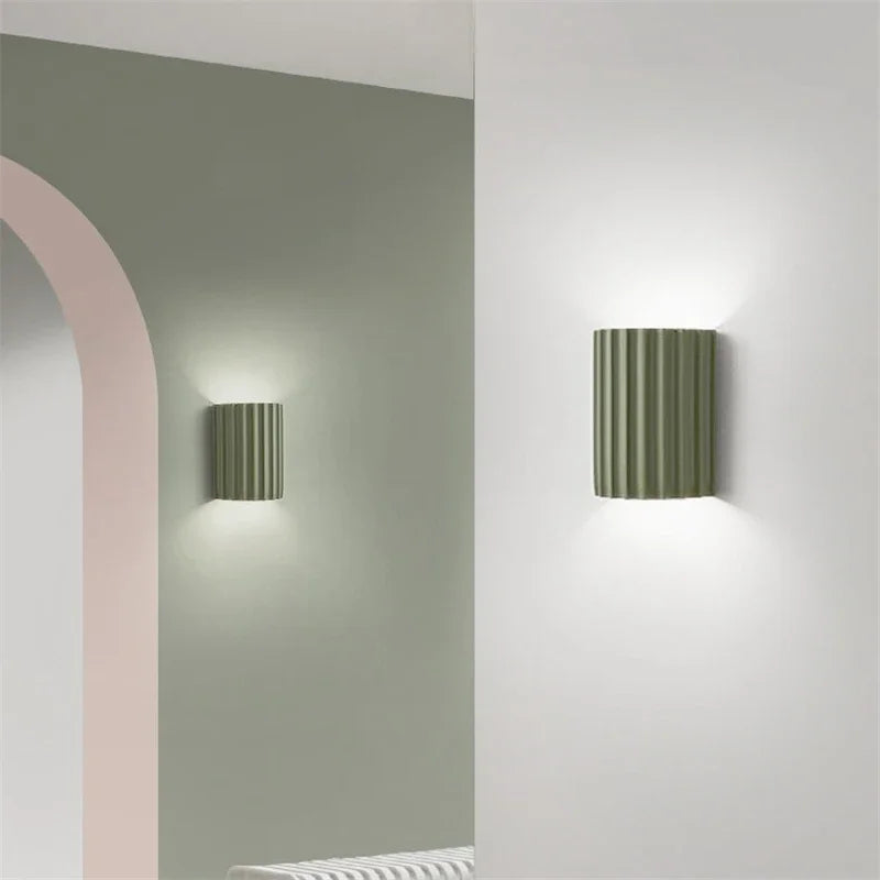 Modern Wall Sconce Nordic Resin Indoor Wall Light Ambient Bedroom Lamp - Image 4