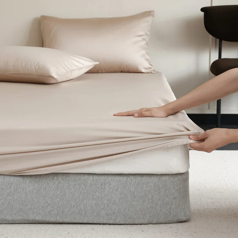 Skorter | SilkDreams Mulberry Silk Bed Sheet | Breathable | Hypoallergenic | Luxury Bedding for Your Home - Image 9