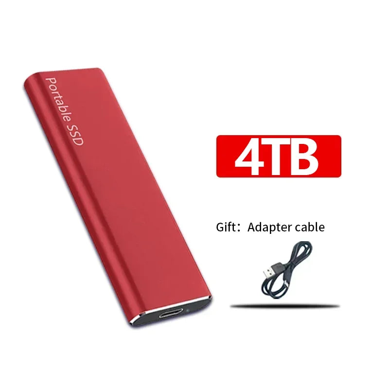 Portable External SSD High-Speed Compact Storage Drive